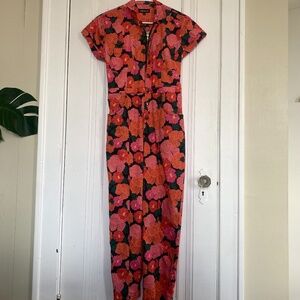 Women’s Mixed floral zip jumpsuit